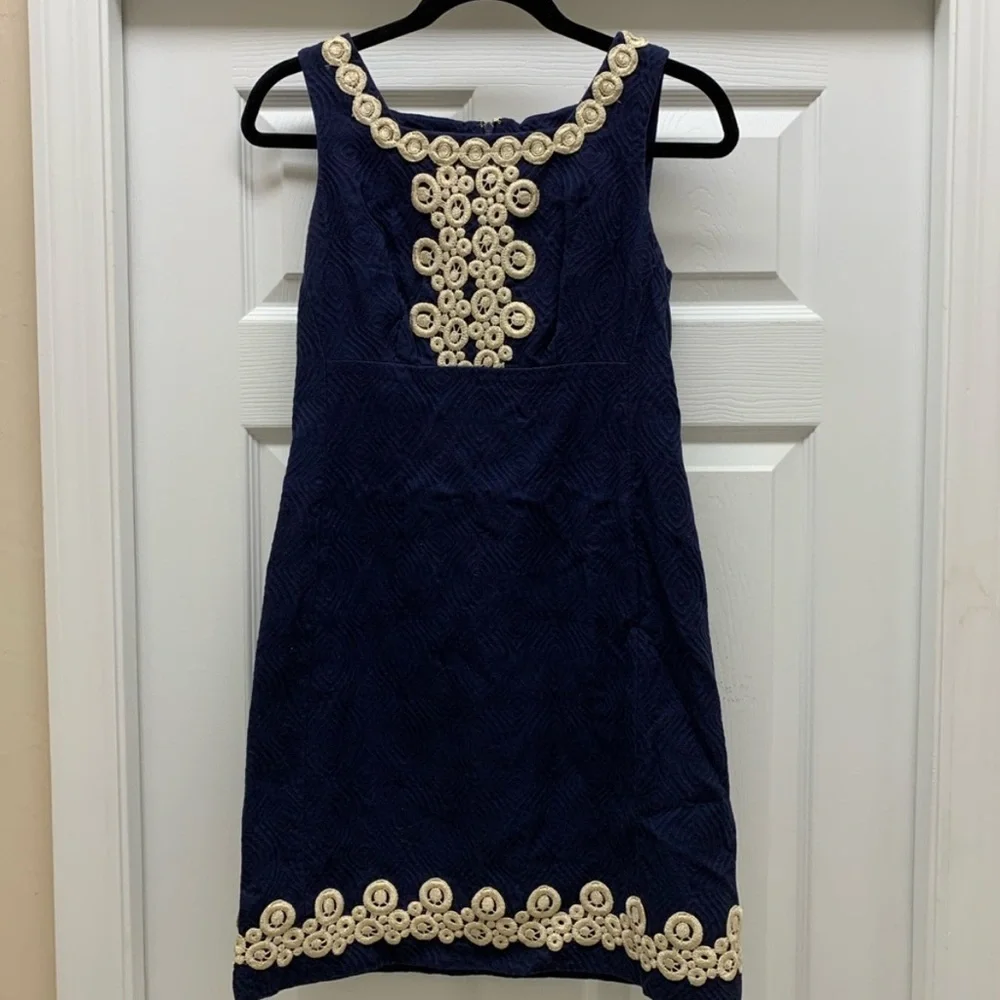 LILLY PULITZER Adelson Jacquard Shift Dress - Picture 2 of 4